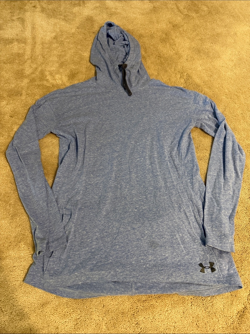 Under Armour Womens Light Blue Hooded Long Sleeve Shirt